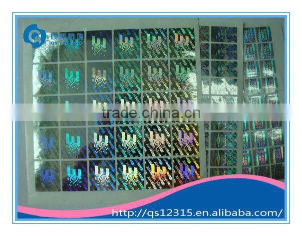 hologram labels with laser marking