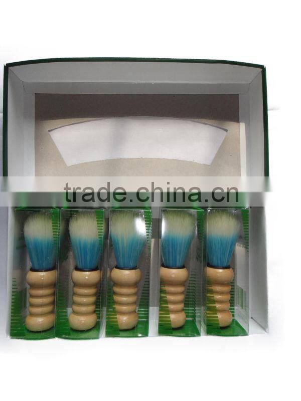 Wooden shaving brush