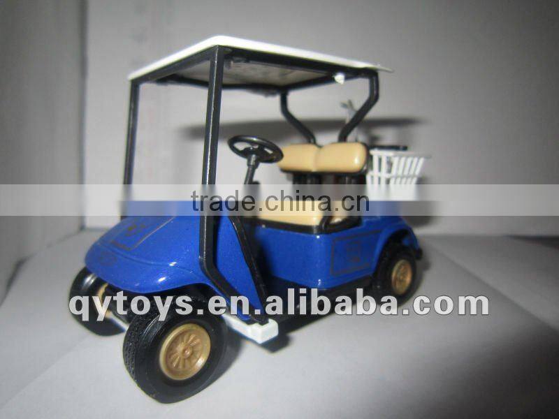 6 Color Aolly return-power Golf Car Model Toy Die cast Model