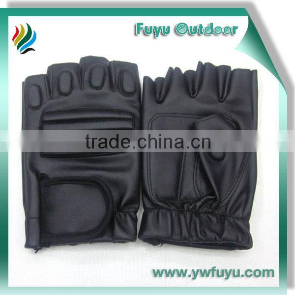 half finger police gloves