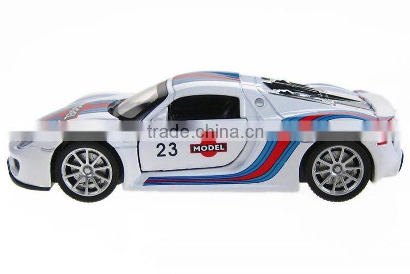 1:32scale open door car toy with sounds and lights