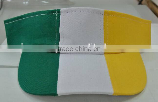 Multi colors sun visor cap