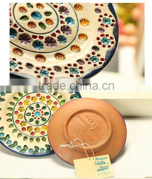 handpaint ceramic decorative plate