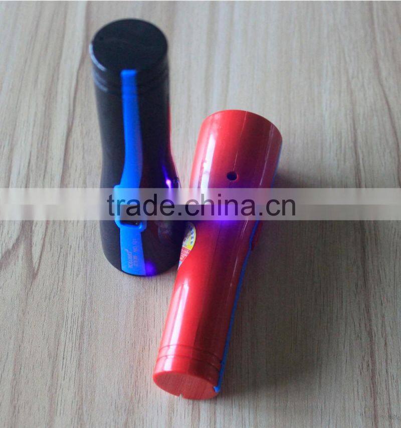 1w powerful mini flashlight with money detector function