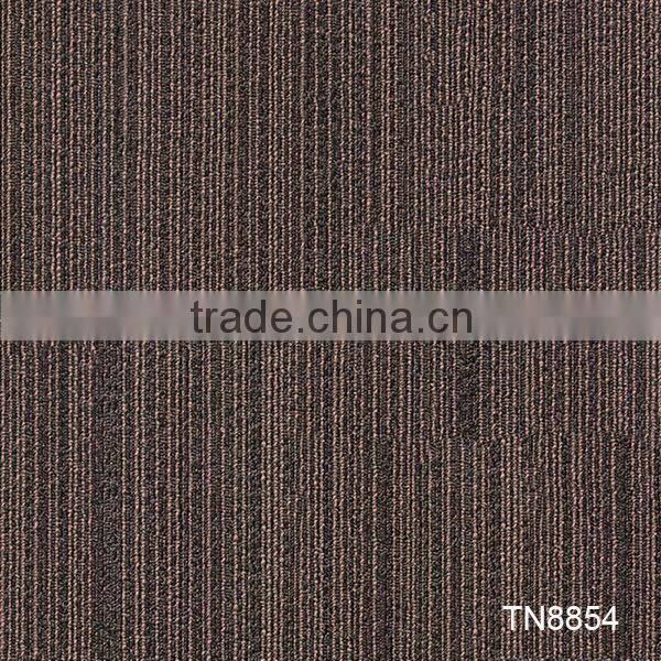 High wearproof commercial nylon carpet tile 50*50