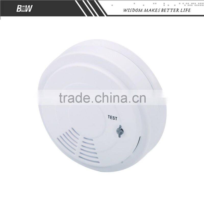 Factory Alarm Security System Wireless Smoke Detector with Photoelectric Sensor