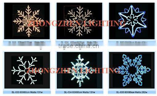 Hoy China Christmas LED decor motif for snowflake