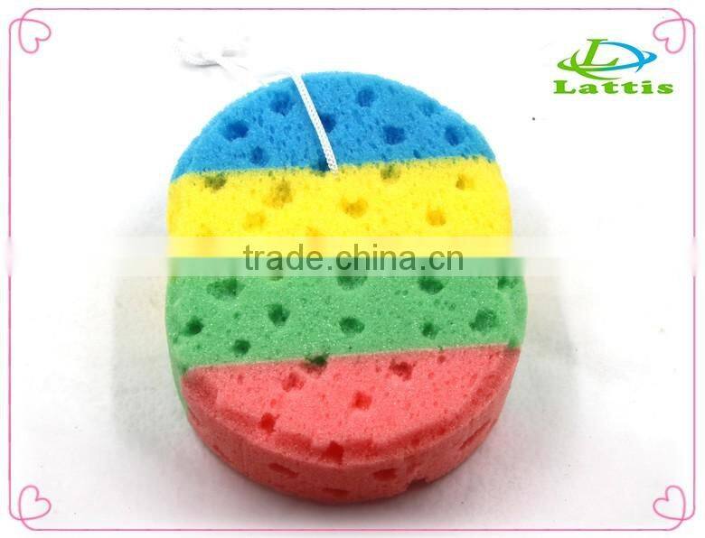 natural sea sponge wholesale, OEM colorful sun flower bath sponge