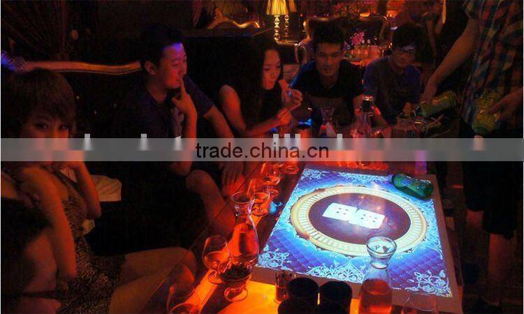 Bar games promotions interactive projection system
