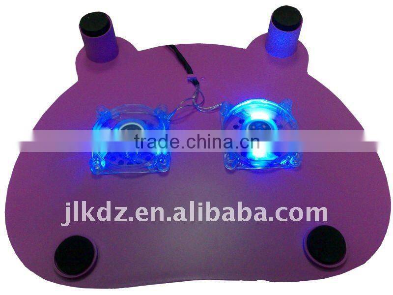 Hot promptional gift good cooling effect laptop reviews with led blue light
