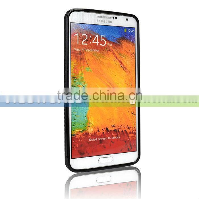 TPU bumper PC hard back case for Samsung Galaxy Note 3 N9006
