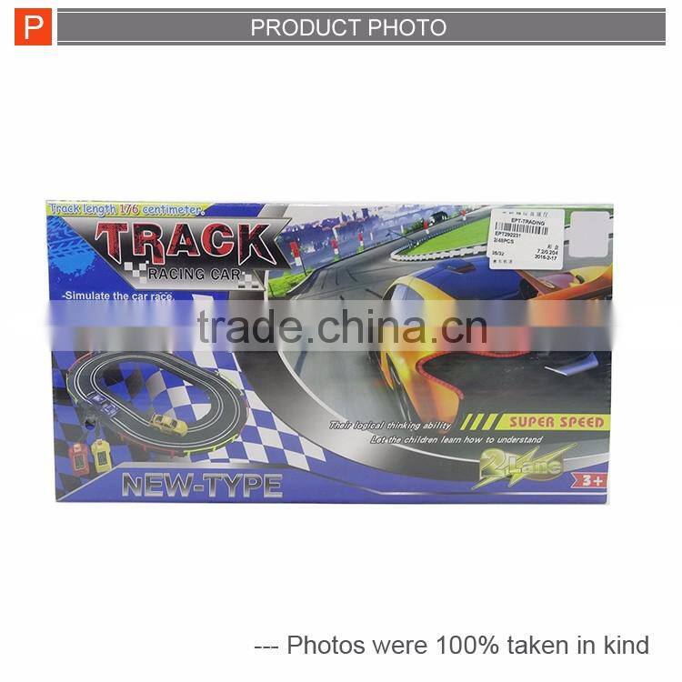 High speed rc racing track toy electronic slot toy for sale