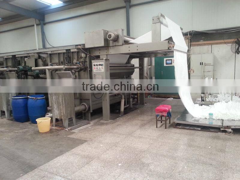 Open width knitting fabric high efficiency washing machine