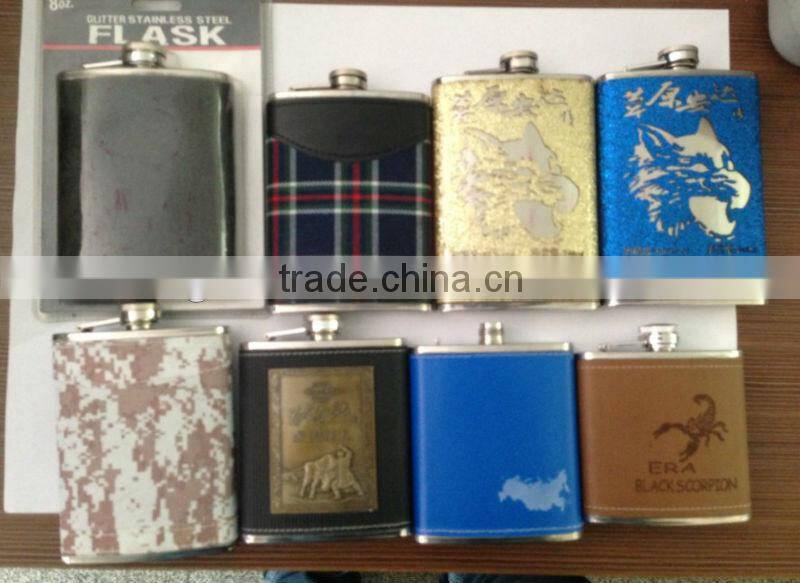 Factory supply stainless steel wine cup with HIP FLASK
