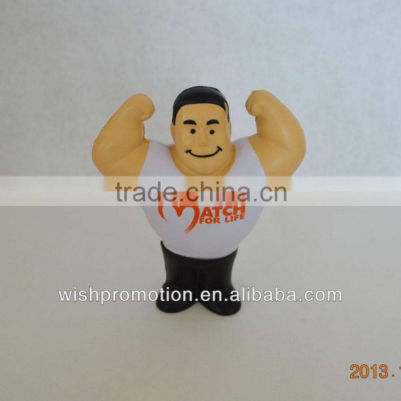 pu stress muscle man