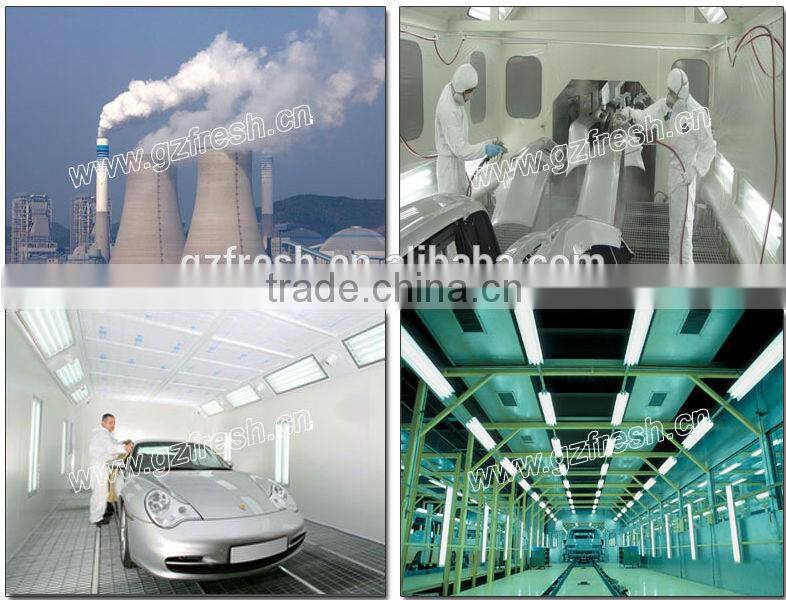 Spray booth Air filter material