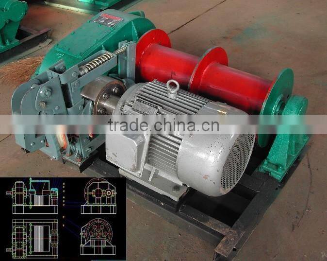 120 volt high speed electric winch