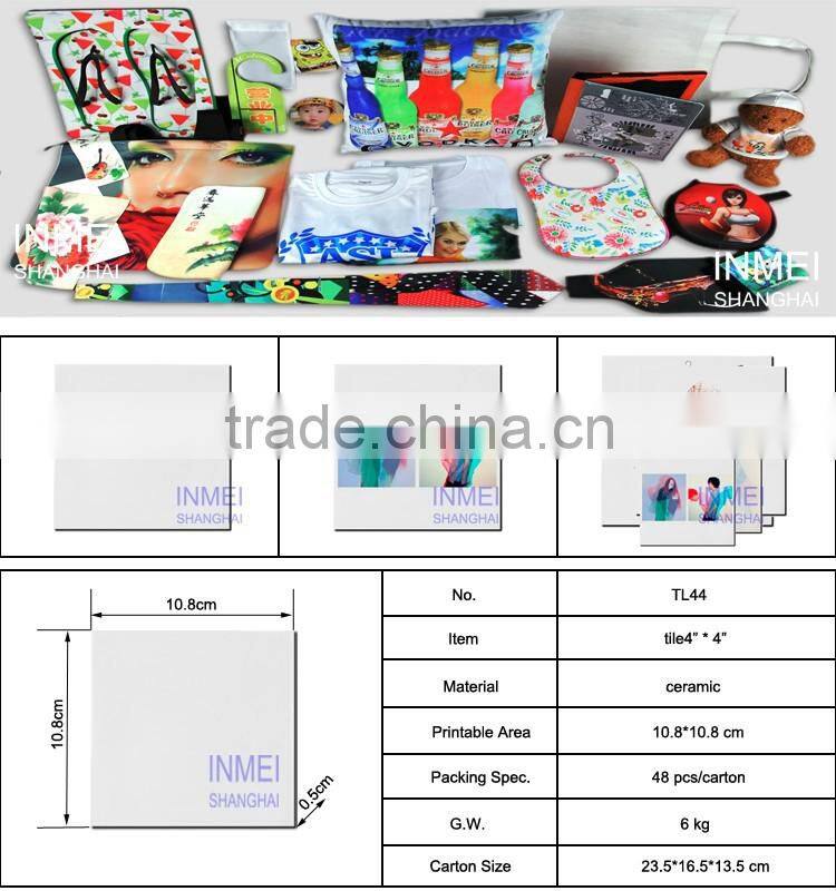 Blank sublimation tiles 4"*4"