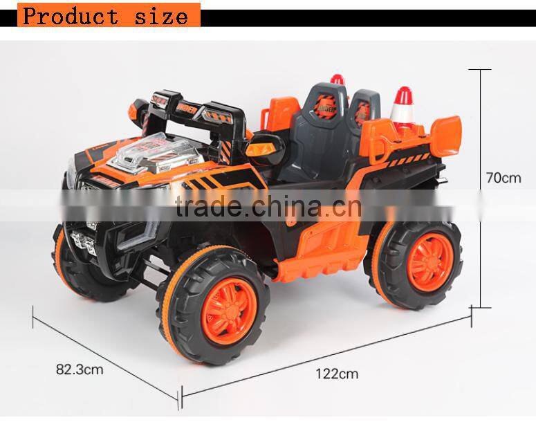 Factory wholesale 4 wheels remoter control battery power off-road ride on car