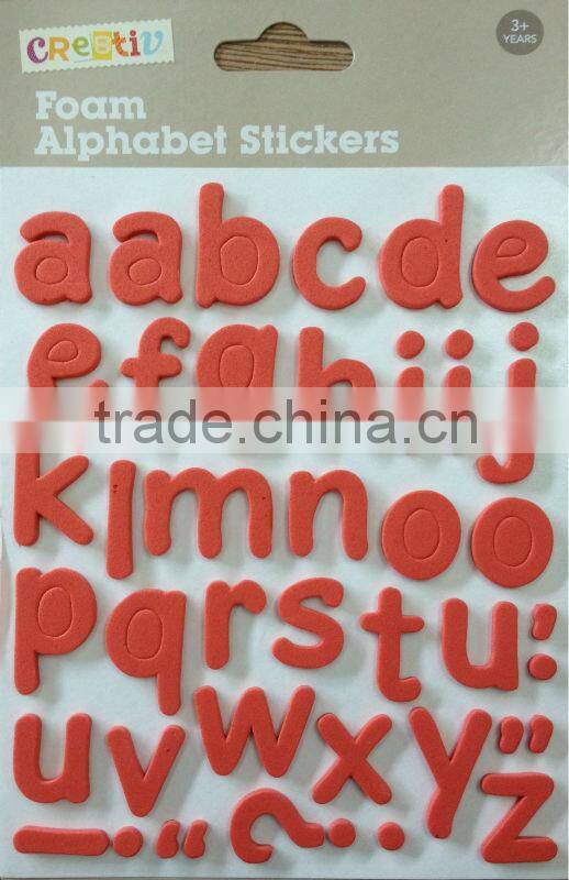 Custom Adhesive Alphabet Letter Stickers EVA Sticker