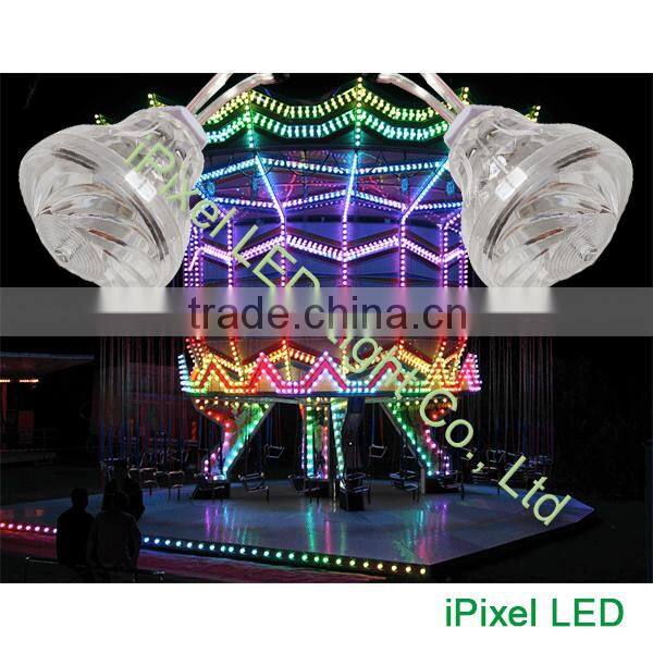 LED amusement pixel light DC24V rgb led christmas lights,60mm 12 LED