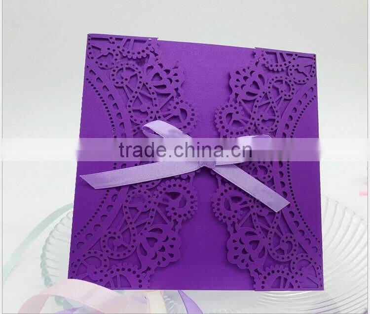 Elegant custom invitation cards for wedding