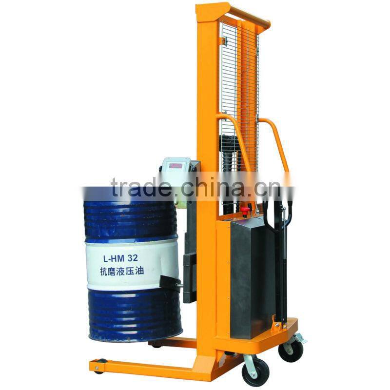 Electric Powered Drum Lifting Stacker 500KG Capacity
