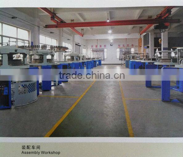 High speed four tracks single series circular knitting machine