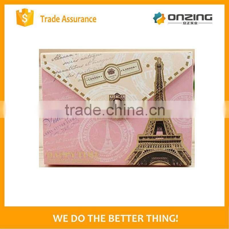 Onzing new design letter shape memo pad