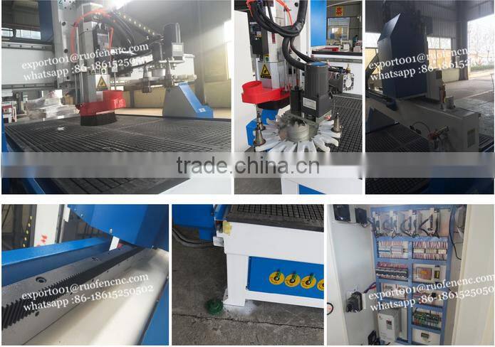 Philicam Made In China 3d cnc router wood with round atc