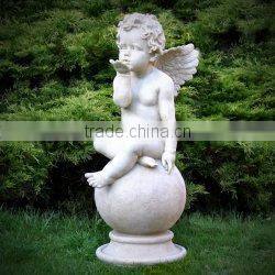 marble outdoor decorative large angle statues