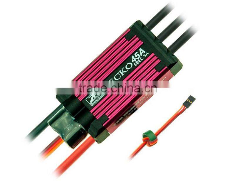 Speed controller 45A 5.0V 6.0V adjustable/5A BEC Output 2-6S Lipo Gecko 45A SBEC 8A ESC