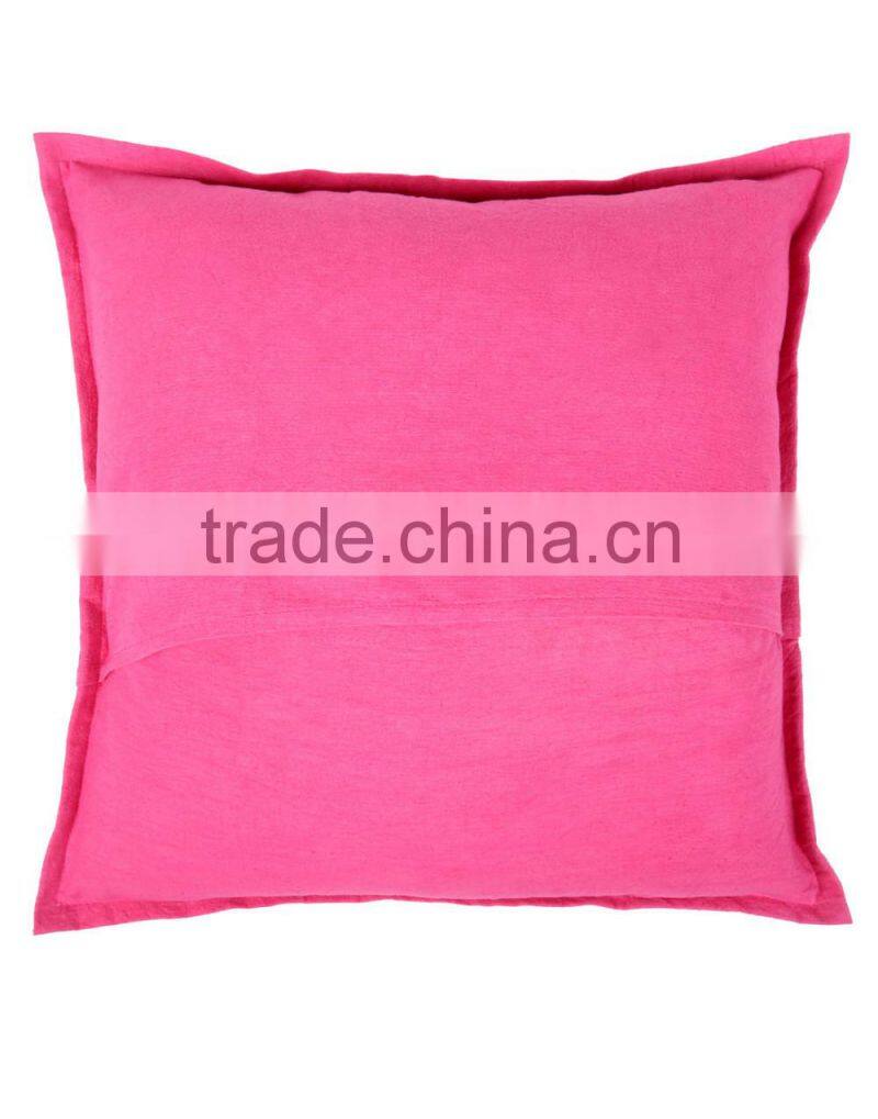 Indian Embroidered Cushion Cover Mirror Work Floral Pattern Outdoor Cushion Covers Supplier In India