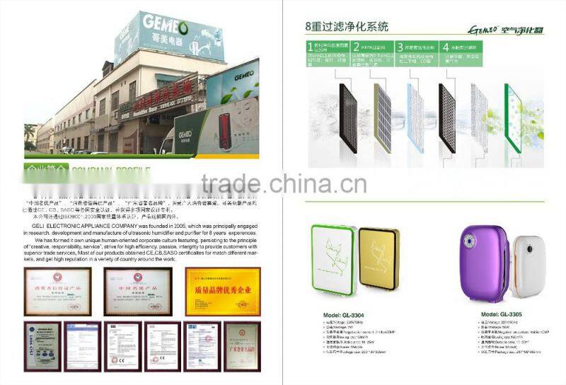 LED light aeration aroma ulrtasonic diffuser GL-22 11E