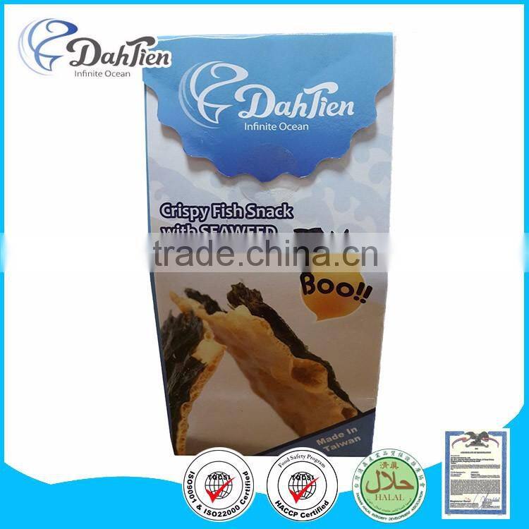 Popular Taiwan's Snack Fish Snack with Seaweed