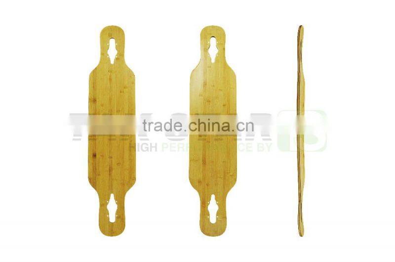 wholesale blank drop down maple longboard decks twin tip with kicktail longboard decks