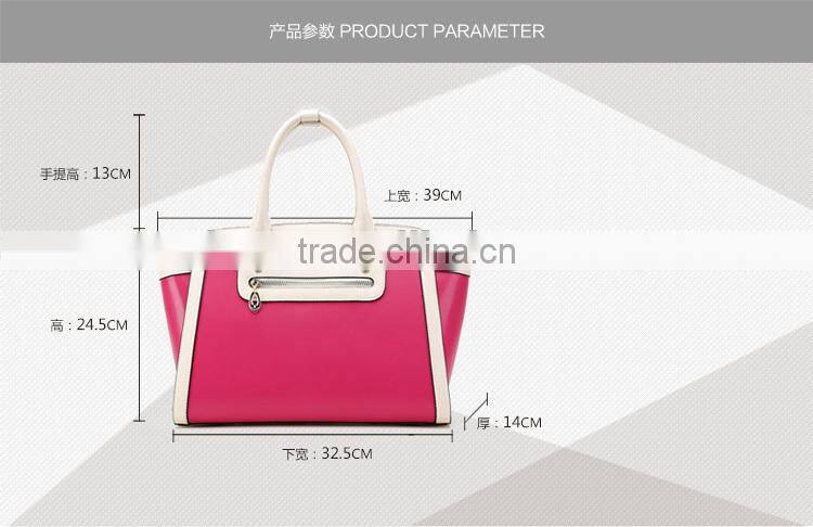 Western style handbag shoulder bag young ladies brand foxer bag pu leather