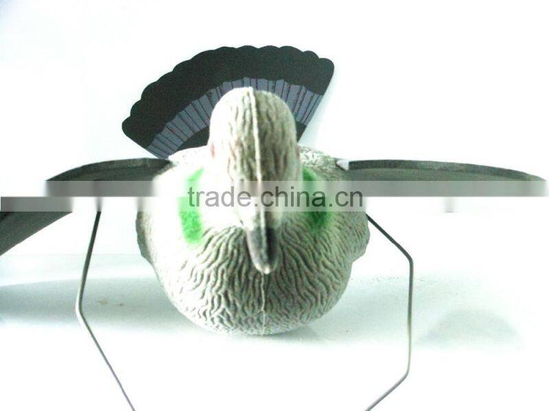 EVA wings flocked flying plastic pigeon decoy