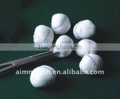 Medical sterile gauze swab cotton ball