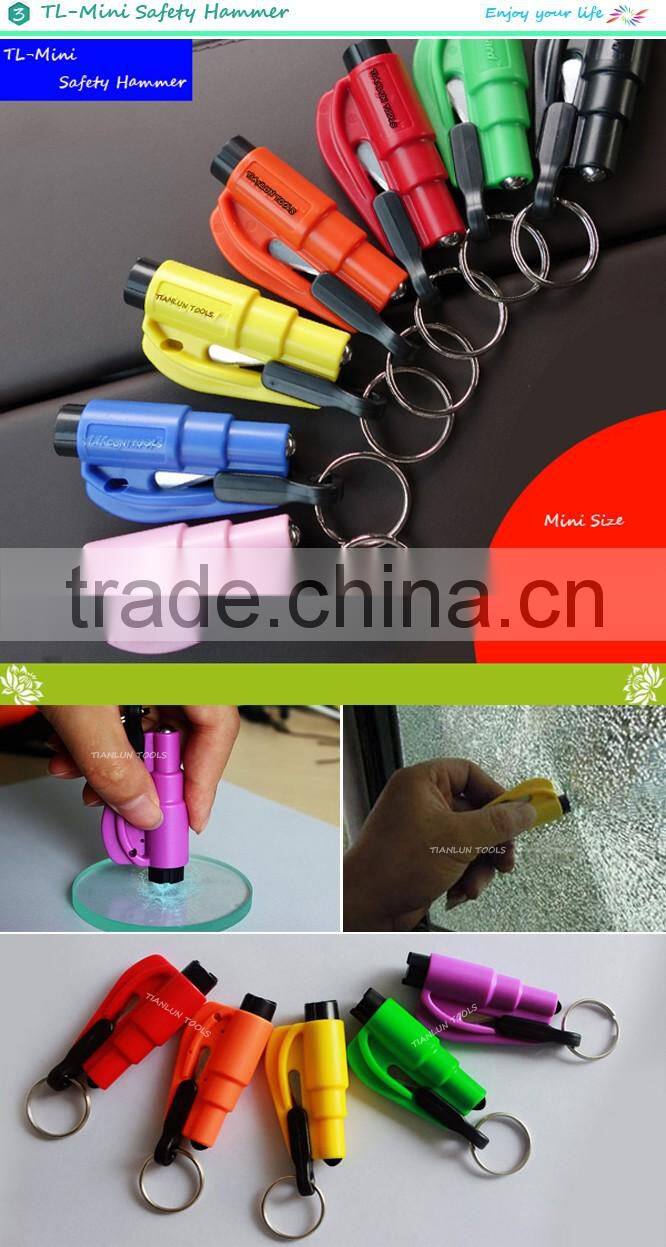 Car Emergency Safety Escape Hammer Tool Cutter Window Breaker,Durable car safety hammer,Seat belt cutter hammer factory