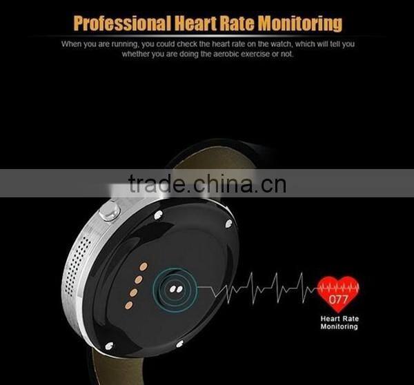 DM360 Bluetooth Smart Watch Intelligent Wristwatch With BT Remote Camera, Heartrate Monitor for IOS and Android Smart Watch Mobi