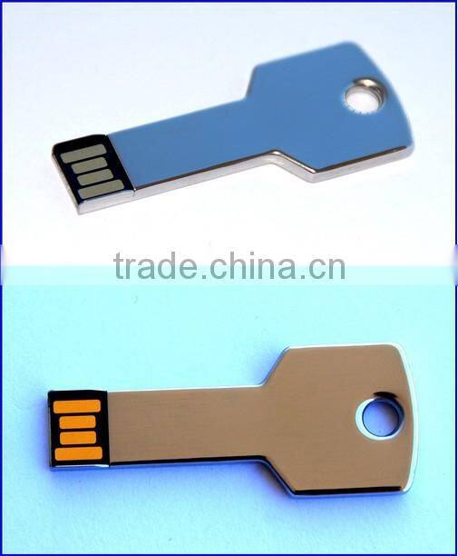 oem business promotion gift metal key injection surface split usb flash drive