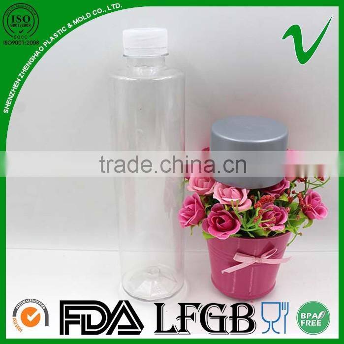 500ml voss water empty hot fashional plastic water bottle with FDA grade