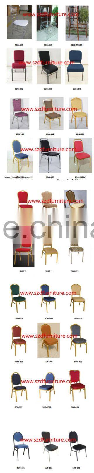 Popular banquet furniture wedding chairs stacking chair SDB-208A