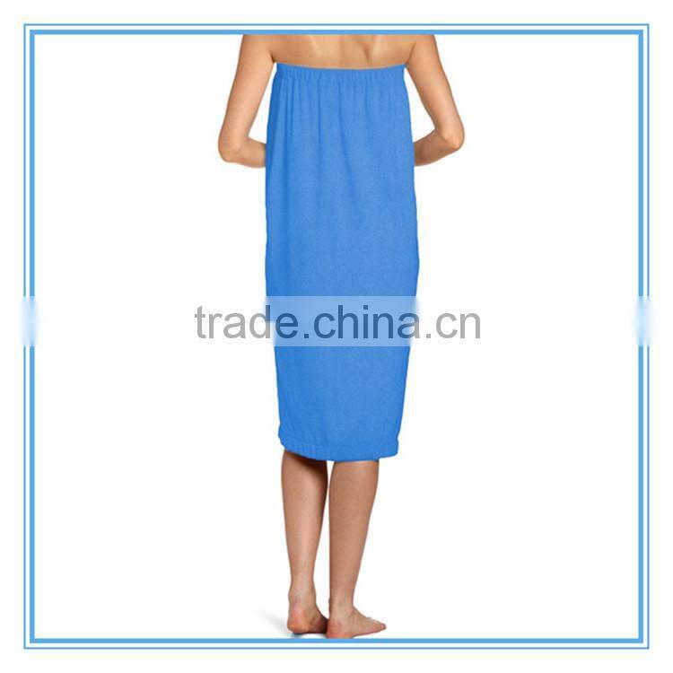 Blue color microfiber pareo towel