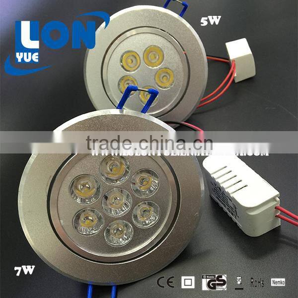 12w LED CEILING LIHGT HIGH LUMEN LED DOWNLIGHT WITH HIGH QUANLITY LED CEILIGN SPOT LIGHT