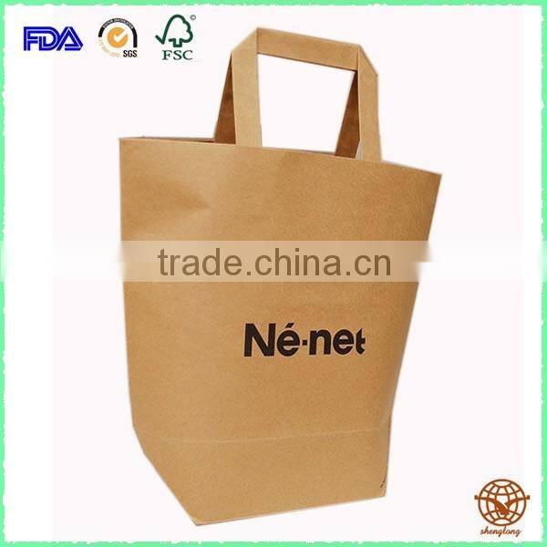 Luxury paper gift bag with Rope Hanle ,Garments carry bags