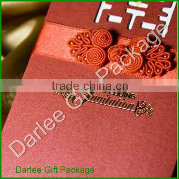 royal wedding invitation card Chinese wedding invitations handmade lace wedding invitations