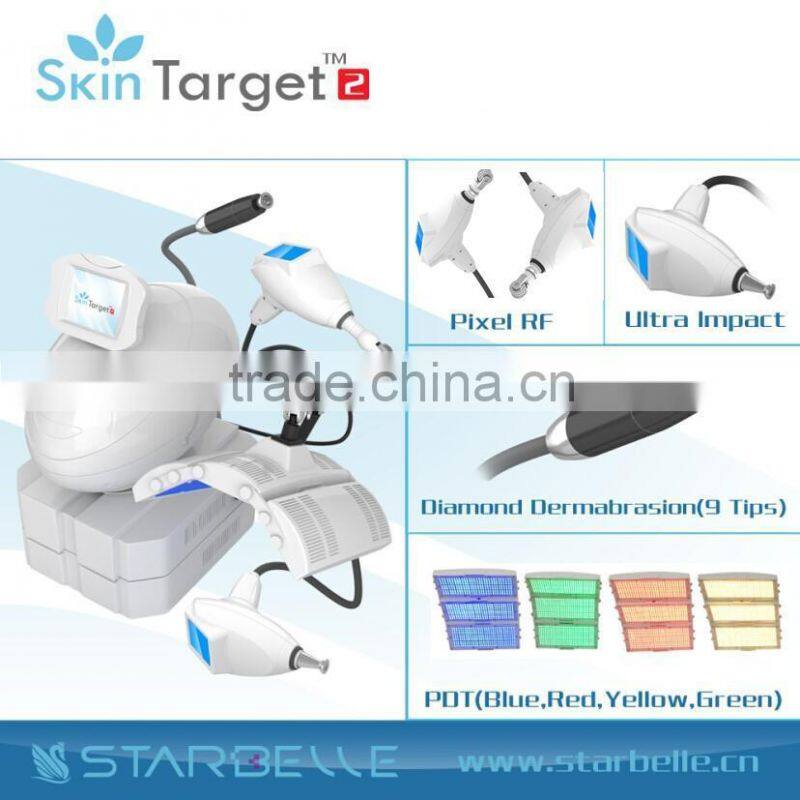 Newest design ultrasound rf microdermabrasion PDT skin rejuvenation