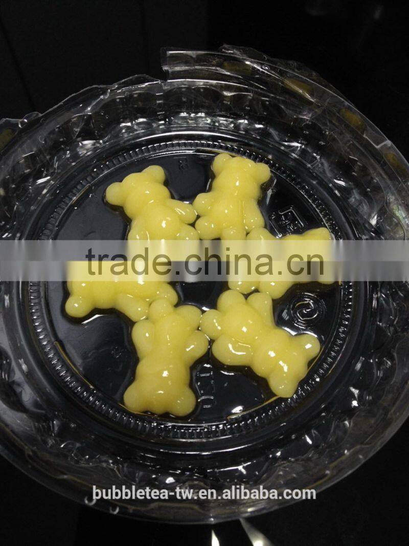 lychee star coconut jelly for bubble tea